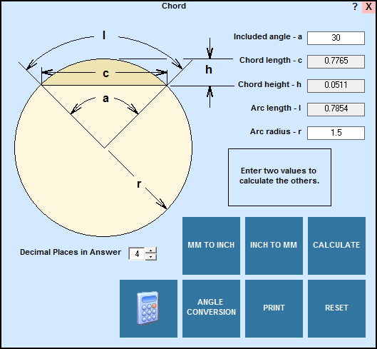 Chord Calculator