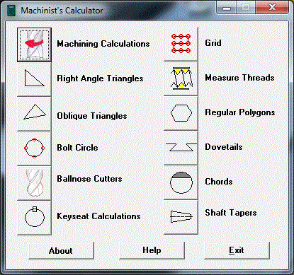 Machinist Calculator screenshot